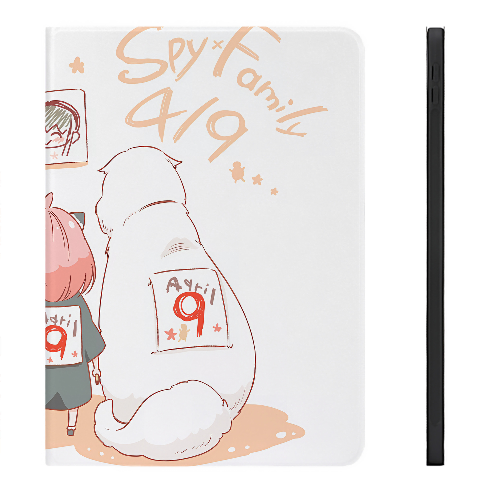（画像用） SPY×FAMILY间谍家家酒 IPadケース ペンホルダー付き ブックスタイルデザイン